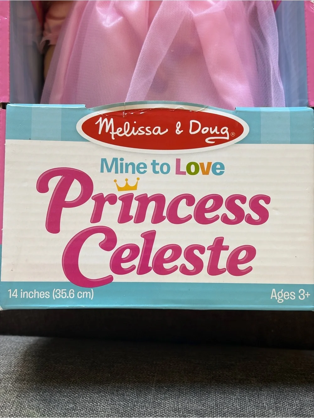 NWT Melissa & Doug Mine to Love Princess Celeste 14” Doll
